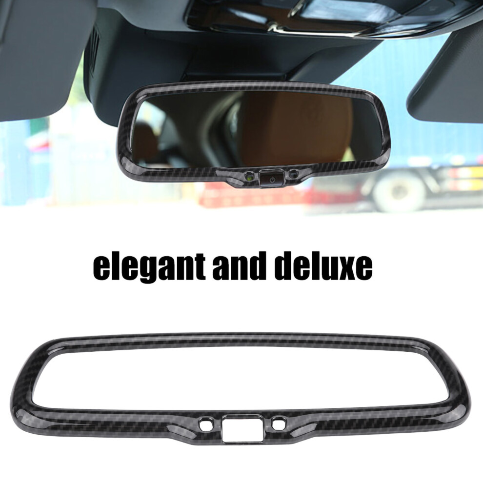 Inner Rearview Mirror Frame Cover Trim For Alfa Romeo Giulia/Stelvio 2017-2020 8241351717724
