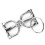 DShaped Trense Schlüsselanhänger Langlebig Silber 5