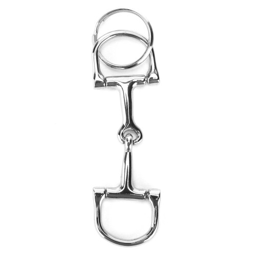 DShaped Trense Schlüsselanhänger Langlebig Silber 1
