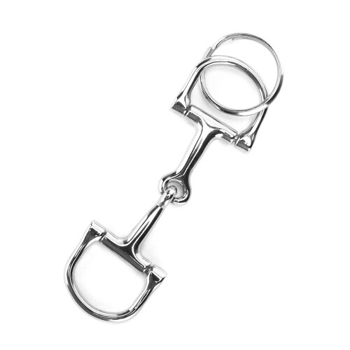 DShaped Trense Schlüsselanhänger Langlebig Silber 2
