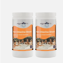 Aquasparkle Non Chlorine Shock 1kg Hot tub Spa Swimming Pool - 2 pack