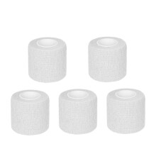 (White, 1 Count) Self Adhesive Elastic Bandage, Sports Tape, Elastic Bandage for Wrist, Ankle, Knee, Elbow, Shoulder, Back, Neck, Arm, Leg, Body Care