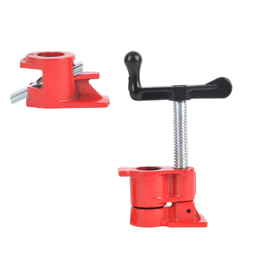 Quick Release Cast Iron Woodworking Pipe Clamp, Ergonomic Handle, For Pipes, Precise Wood Bonding, Stable Clamp 9393856979332