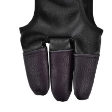1 Stück Bogenschießen 3-Finger-Handschuh Schutz für Recurve & Gerade Bogen-Schießen