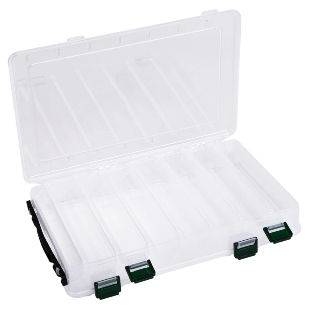 Transparents Fishing Gear Case Transparent Plastic Tackle Storage Case Space Saving Multi Compartment Portable Organizer-image-OPC-PKR58GK-NEW