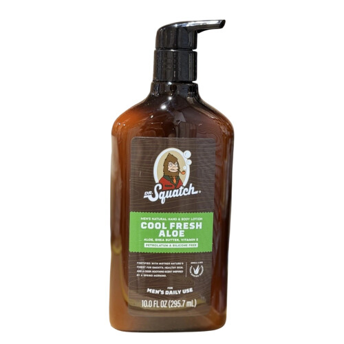 Dr Squatch Cool Fresh Aloe Mens Body Lotion 295ml 2