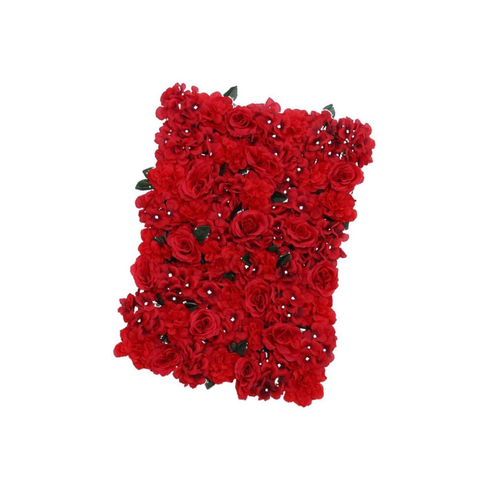 (Red) Elegant Artificial Flower Plants Panels for Wall Wedding Decor-image-OPC-PKR59Y7-NEW