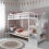 Noa and Nani Ulla Staircase Bunk Bed with Storage Staircase in Classic White 1