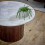 Opal Mango Wood Coffee Table With Marble Top 6
