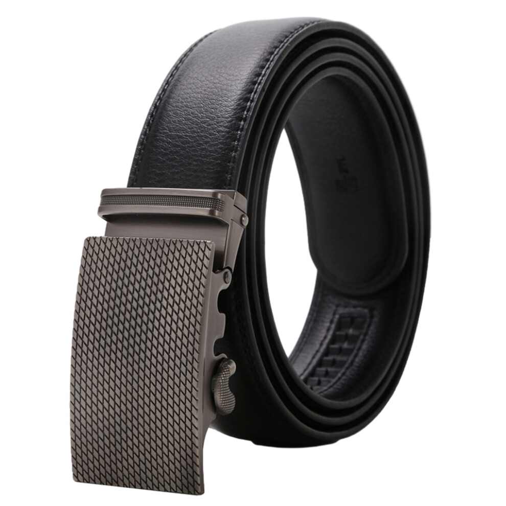 (Silver, 125cm) Versatile Mens Belt For Jeans And Suits Wear-resistant Business Belt-image-OPC-PKR5KCT-NEW