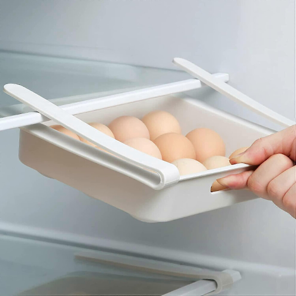 Pack Refrigerator Drawer Organizers, Hanging Fridge Storage Shelves, Fresh Fruit and Vegetable Baskets, Fridge and Freezer Shelves, Containers, b