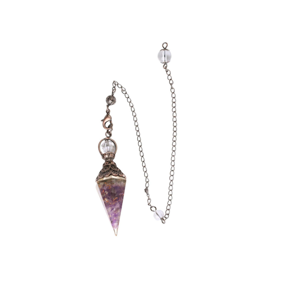 (Purple, 643x176cm) Crystal Pendulum Pendant for Divination Dowsing and Intuitive Reiki-image-OPC-PKR5PWD-NEW