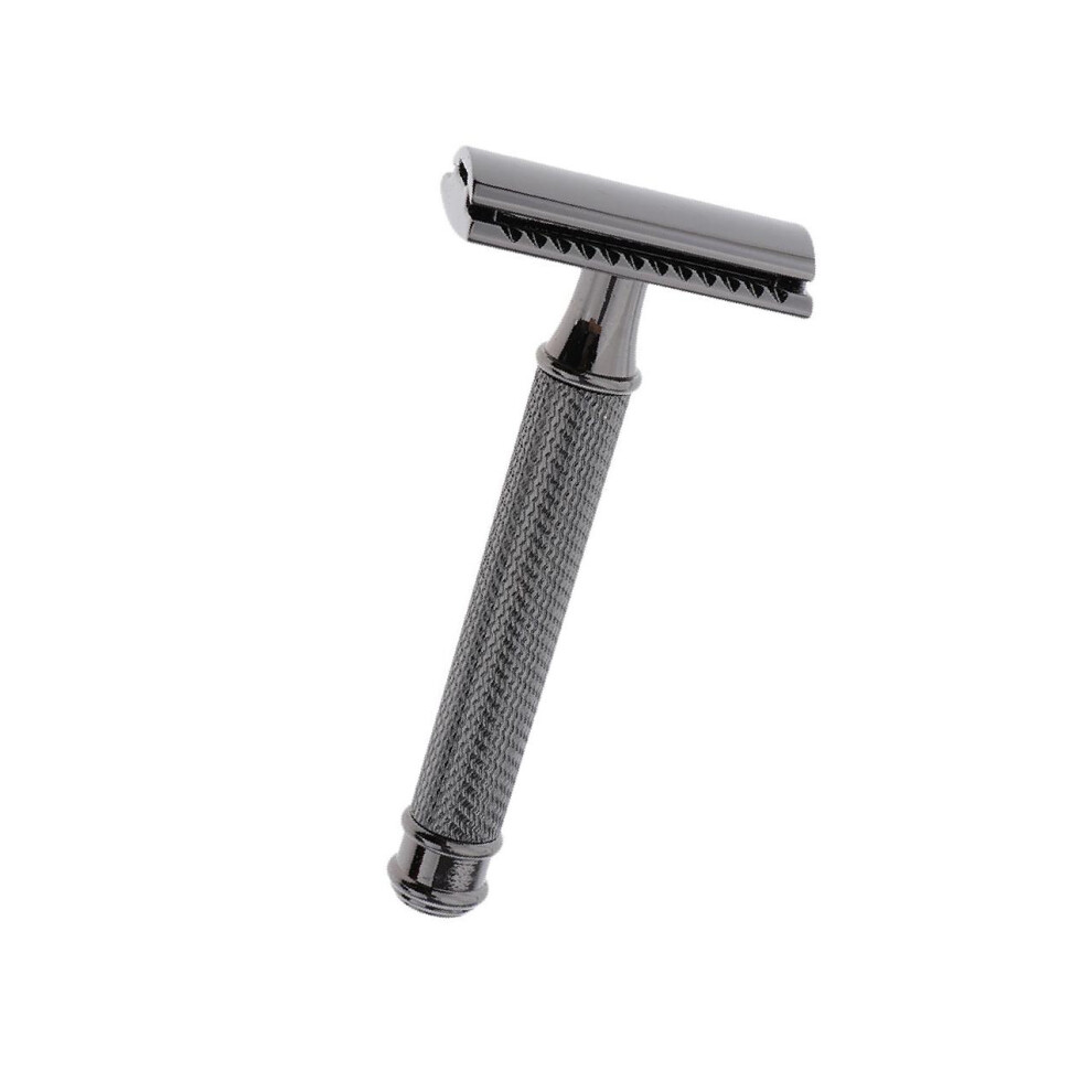 (Black, 10 x 44 x 25CM) Traditional Double Edge Razor for Men Excellent for Daily Shaving-image-OPC-PKR5R8V-NEW