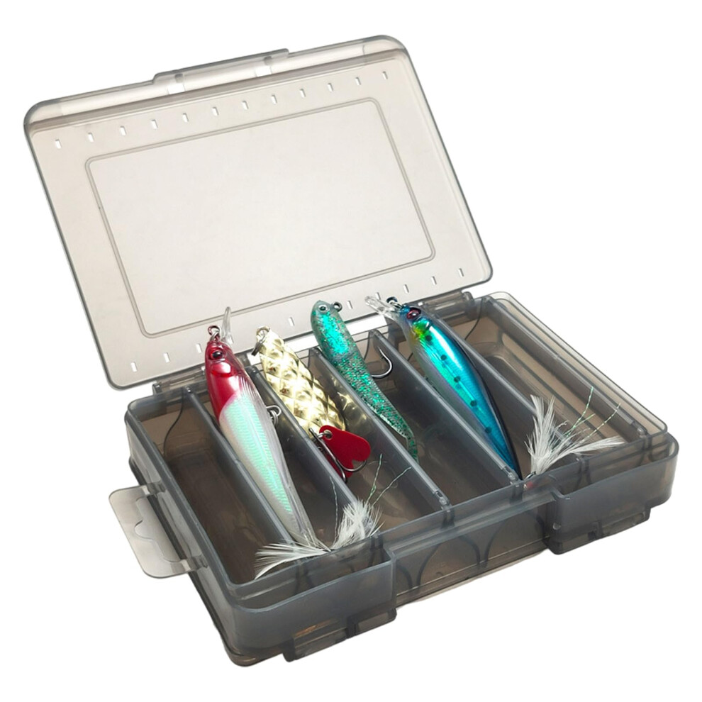 Double Sided Fishing Tackle Box Organizers For Jigs Hooks Spinners And Lures Durable Plastic Dual Sided Portable Case-image-OPC-PKR5TKV-NEW
