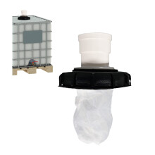 IBC Tank Cover 6.50 Inch Straight Head Nylon Plastic Reusable Tote Filter For Rainwater Tank Rainwater Lids