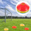 40 voetbaltraining markeringsschijf rood 2