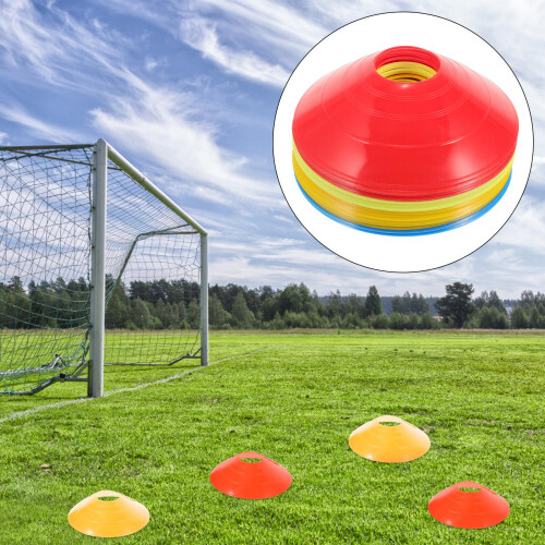 40 voetbaltraining markeringsschijf rood 1