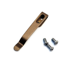 Fold Cutter Clip Stainless Steel Back Clip For Pocket Clip And Cutter Making Rose Gold