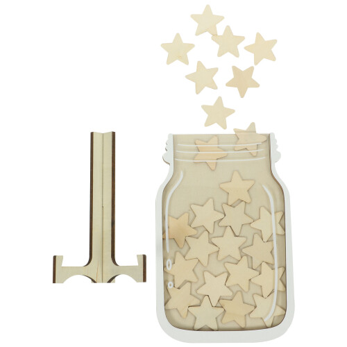 One Set Training Rewards Jar Wooden Star Classroom Diy