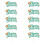 10pcs Bamboo Cake Picks St. Patrick's Day Party Decorations 1