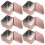 6pcs Tinplate Storage Containers with Lids for Tea Candy Soap 11