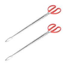 2pcs Firewood Clip For Camping Wood Grabbing Bent Shape