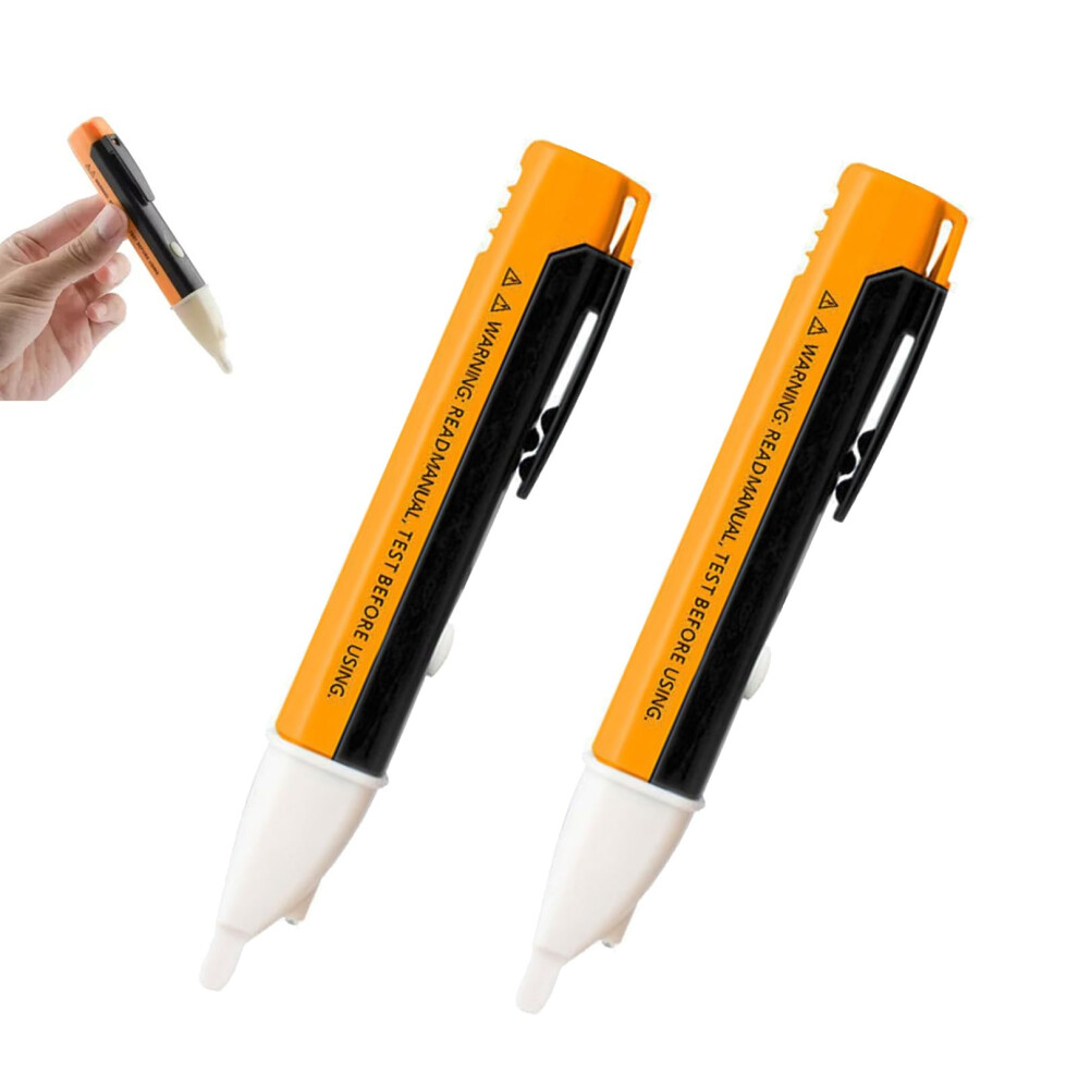 Voltage Tester Pen 2-Pack, Electric Tester Pen, 90V-1000V Range, Led Flashlight, Adjustable Sensitivity 9393856980888
