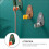 1St Eenvoudige Douchekophaak Groen Abs+pvc 9