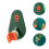 1St Eenvoudige Douchekophaak Groen Abs+pvc 6