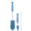 1Ensemble Brosse Silicone Biberon Bleue Multifonction Nettoyage Rapide 5