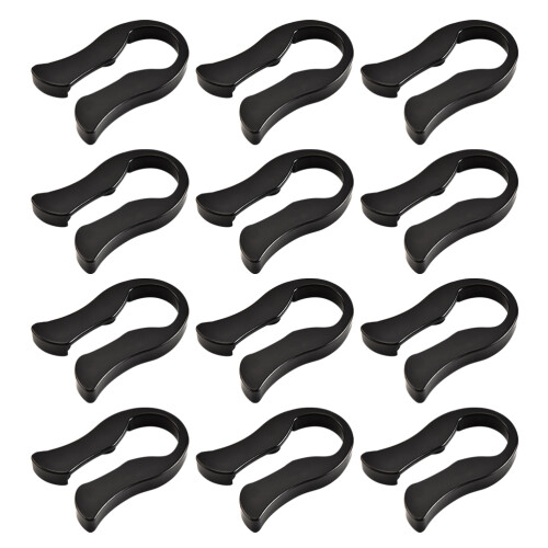Worgeous 12 Pcs Cutter Foil Remover Opening Black