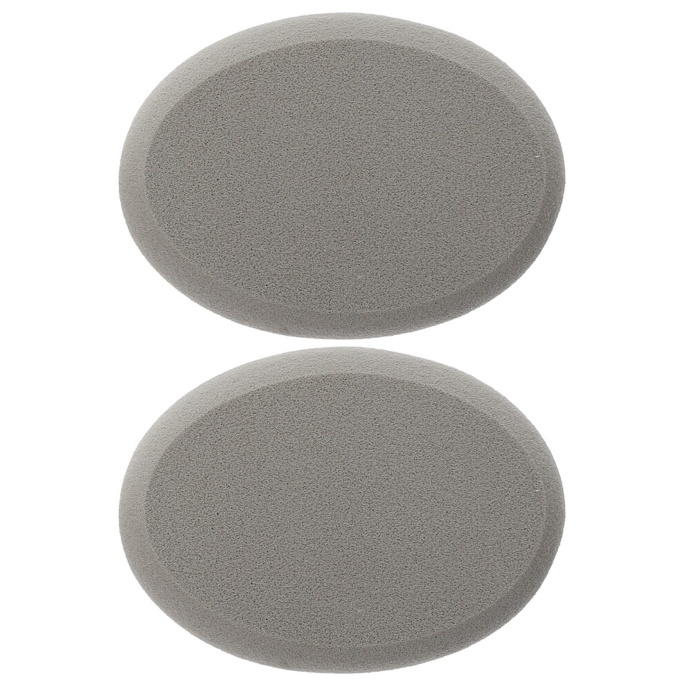 Aboofan Grey 2Pcs Fluffy Facial Makeup Puffs Soft Cosmetic Powder Applicators