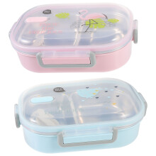 980Ml Stainless Steel Leakproof Insulated Bento Box For Adults Kids
