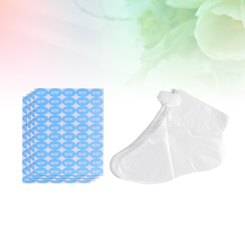 400pcs Disposable Foot Covers with 400pcs Stickers 1