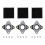 1 Set Motor Vibration Reducers For Style 1