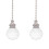 2St Transparante Crystal Pull Chain Voor Lamp En Plafondventilator 2