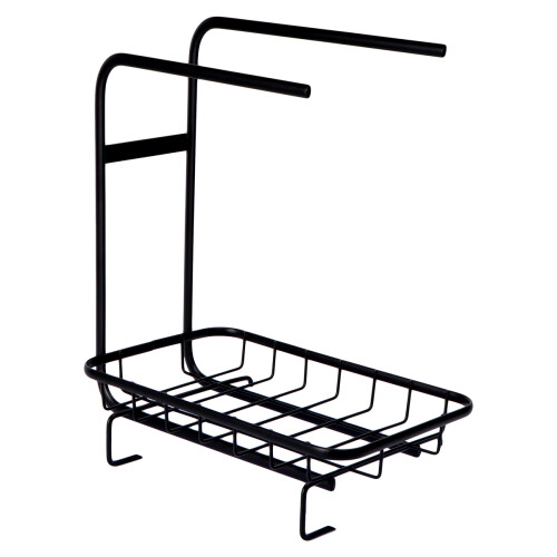 1pc Sink Shelf Shampoo Organizer Towel Storage Basket