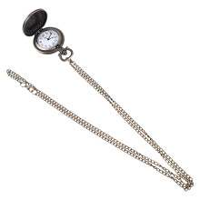 1pcs Brown Pocket Watch Necklace For Women With Shape Gift