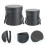 2Pcs Creative Round Flower Buckets Portable Packing Boxes 8