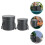 2Pcs Creative Round Flower Buckets Portable Packing Boxes 10