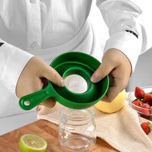 2Pcs Flexible Folded Funnels Oil Jam Liquid Transfer Kitchen Tool 2