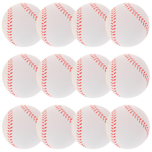 12pcs 90mm Pu Practice Baseball for Students and Beginners 2