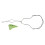 Instrument Mini Ocarina 6 Trous Vert En 3