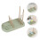 Bottle Drying Rack Wheat Straw Organizer Green 1pack 5