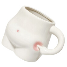 Cappuccino Tasse Frühstückstasse Keramik Bauchförmiger Latte Becher