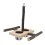 Sitzstangenständer aus Holz, Hängenäpfe, 3