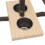 Sitzstangenständer aus Holz, Hängenäpfe, 15