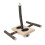 Sitzstangenständer aus Holz, Hängenäpfe, 6