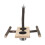 Sitzstangenständer aus Holz, Hängenäpfe, 9