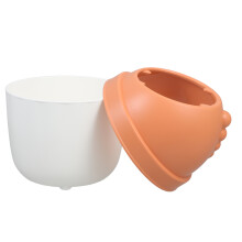 1Pcpoubelle De Mignonne PP Blanche Demi-Couvercle Pour Maison
